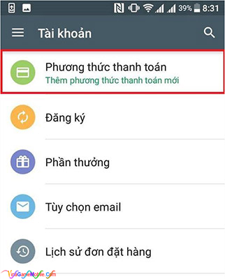 Hướng dẫn nạp thẻ Luyện Yêu Ký Mobile 04