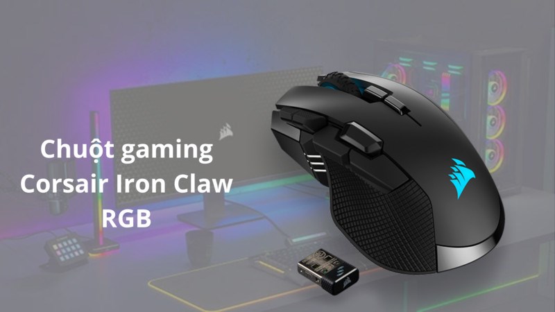 Gaming Corsair Iron Claw RGB Black